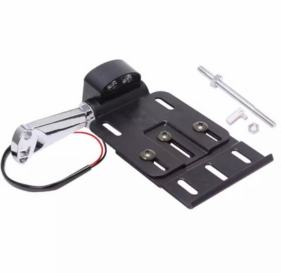 Motociklo ištraukiamas sulankstomas LED šone montuojamas valstybinio numerio laikiklis, skirtas Dyna Sporter 883 1200 XL 07-16