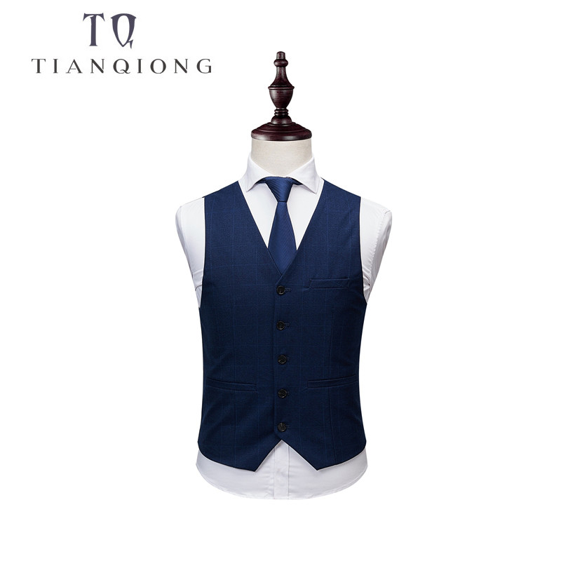 Costum pentru bărbați de marcă, 3 piese, jachetă, pantaloni, vestă / 2018, pentru bărbați, costume subțiri de afaceri, seturi, rochie de mireasă, costume în carouri pentru bărbați, îmbrăcăminte formală QT160