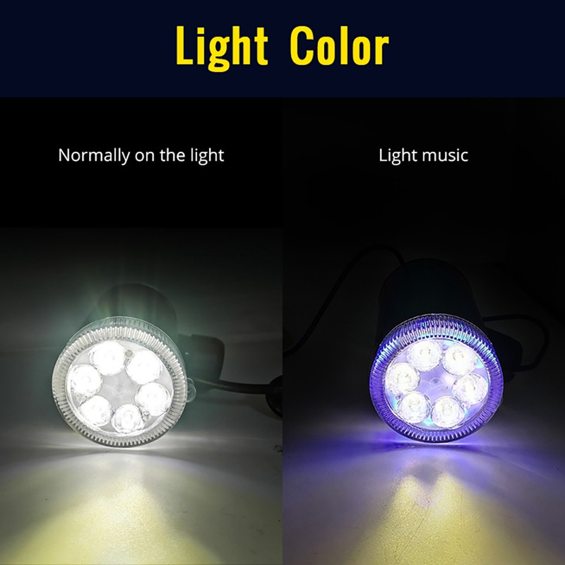 Sistem audio de sunet pentru mașină electrică pentru motociclete Difuzoare stereo Bluetooth Telecomanda pentru player de muzică cu reflectoare LED