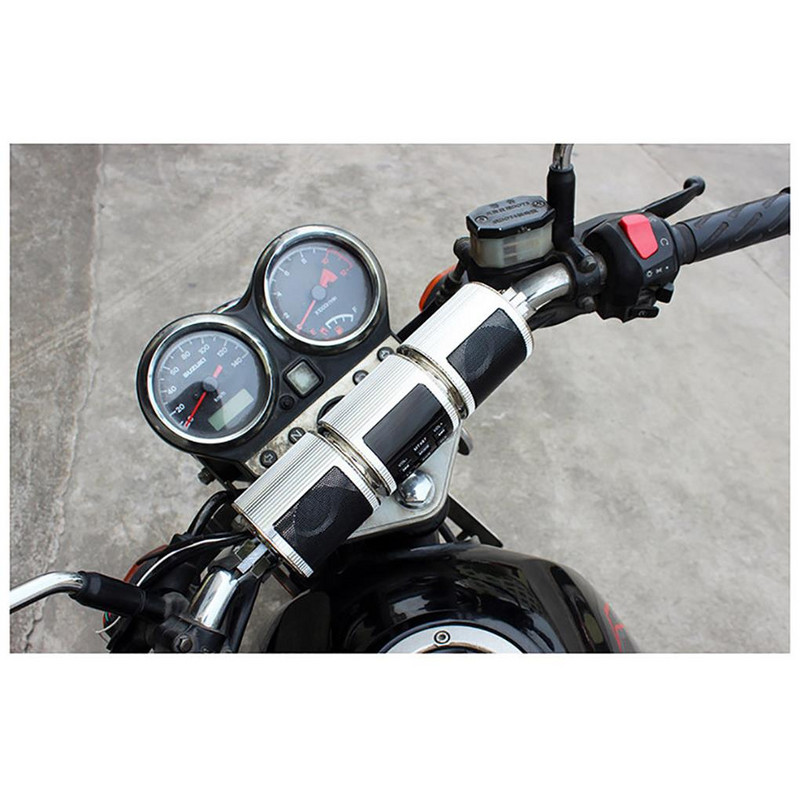 Player de muzică Accesorii pentru motociclete Cutie de sunet reglabilă FM încorporată Consumabile pentru ciclism Difuzor stereo cu conexiune rapidă de 26 dB
