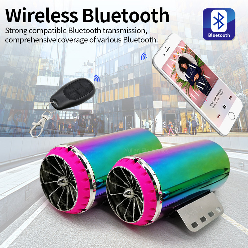 High Huality Cool електрически мотоциклет изпускателна тръба аудио E-Bike Speaker с BT аналогов звук за E Bike