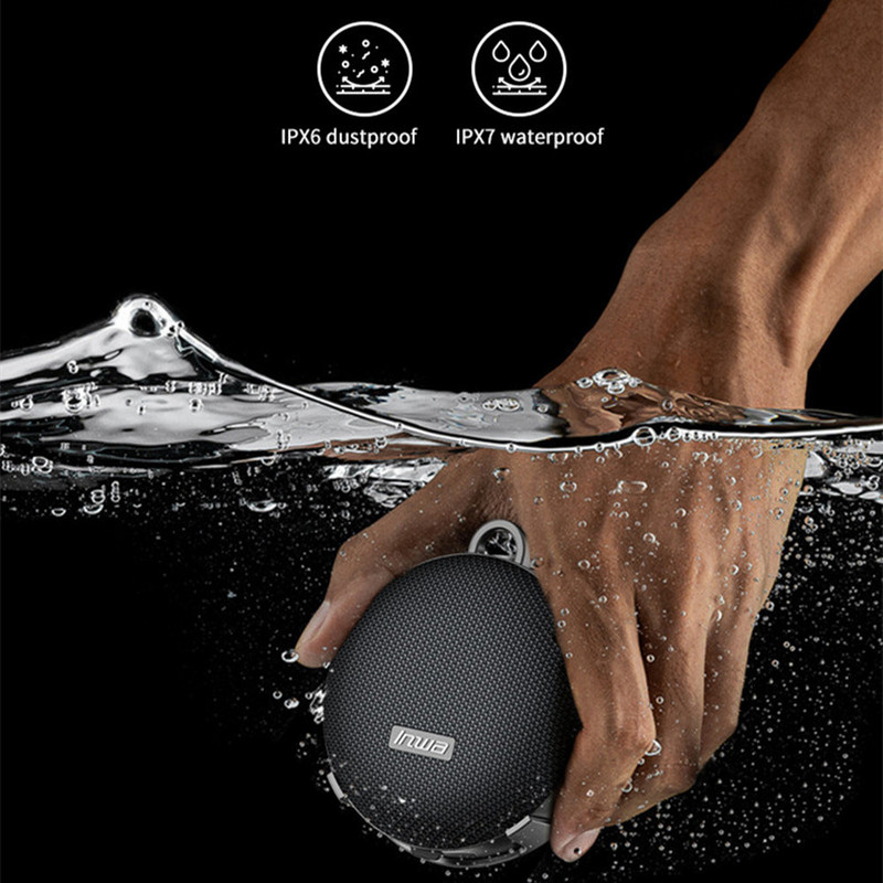 Difuzor Bluetooth pentru călărie în aer liber IPX7 impermeabil IPX6 rezistent la praf, fără fir, portabil, bicicletă, motocicletă, player muzical, suport TFCard