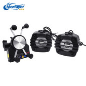 Suport pentru telefon mobil pentru motocicletă Difuzor Bluetooth Suport de încărcare pentru telefon pentru motocicletă, rezistent la apă, cu difuzoare audio BT Mp3