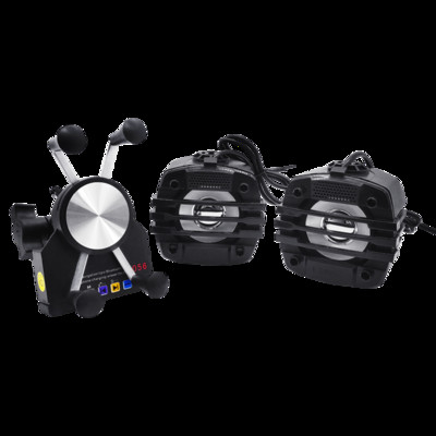 Suport pentru telefon mobil pentru motocicletă Difuzor Bluetooth Suport de încărcare pentru telefon pentru motocicletă, rezistent la apă, cu difuzoare audio BT Mp3