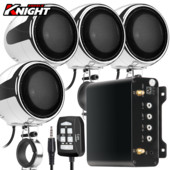 Audio pentru motociclete Difuzor Bluetooth impermeabil Sunet Sistem audio pentru motociclete Suport Bluetooth, USB, AUX, Radio FM, Control prin cablu