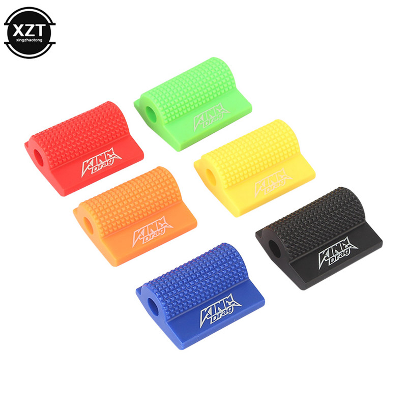 9 mm universalus motociklo pavarų perjungimo svirties pedalas, guminis dangtelis, batų apsauga, pėdos pirštų gelis, skirtas Honda Kawasaki Yamaha priedui