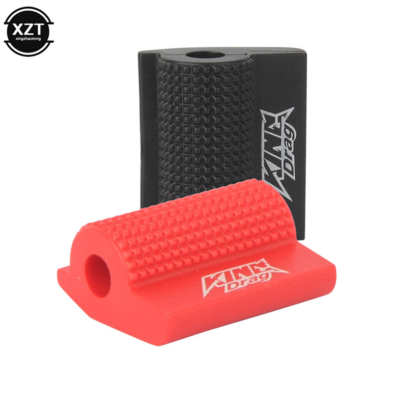 9 mm universalus motociklo pavarų perjungimo svirties pedalas, guminis dangtelis, batų apsauga, pėdos pirštų gelis, skirtas Honda Kawasaki Yamaha priedui