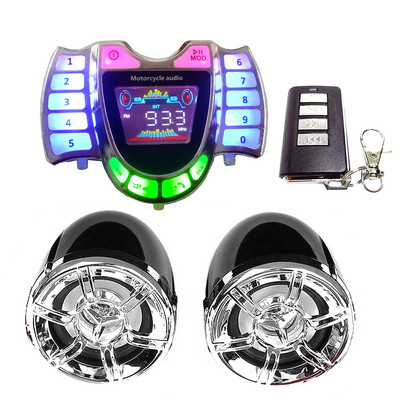 HY-007 Sistem audio difuzor Bluetooth pentru motociclete Radio TF Mâini libere Încărcător USB pentru decorarea personală a motocicletei în aer liber