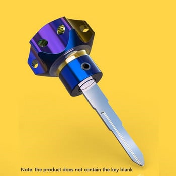 Универсален ключодържател за мотоциклет Модифициран капак за ключ CNC ключодържател Петоъгълен шестоъгълен капак за глава на ключ Декоративен ключодържател Аксесоар за кола