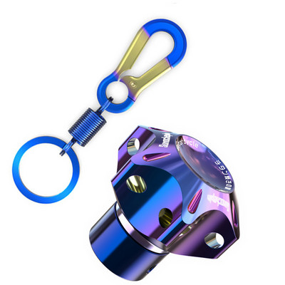 Breloc universal pentru chei pentru motociclete Modificat capac cheie CNC Bit pentagonal Hexagonal Cap Cheie Decorativ Breloc Accesoriu auto