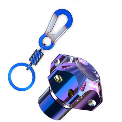 Breloc universal pentru chei pentru motociclete Modificat capac cheie CNC Bit pentagonal Hexagonal Cap Cheie Decorativ Breloc Accesoriu auto