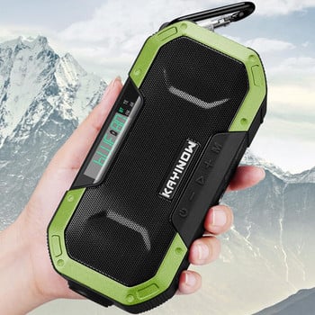 Motocycle Multifunctional Bluetooth Ηχείο Solar Hand Crank Radio Crank Dynamo Powered Phone Charger για ποδηλασία