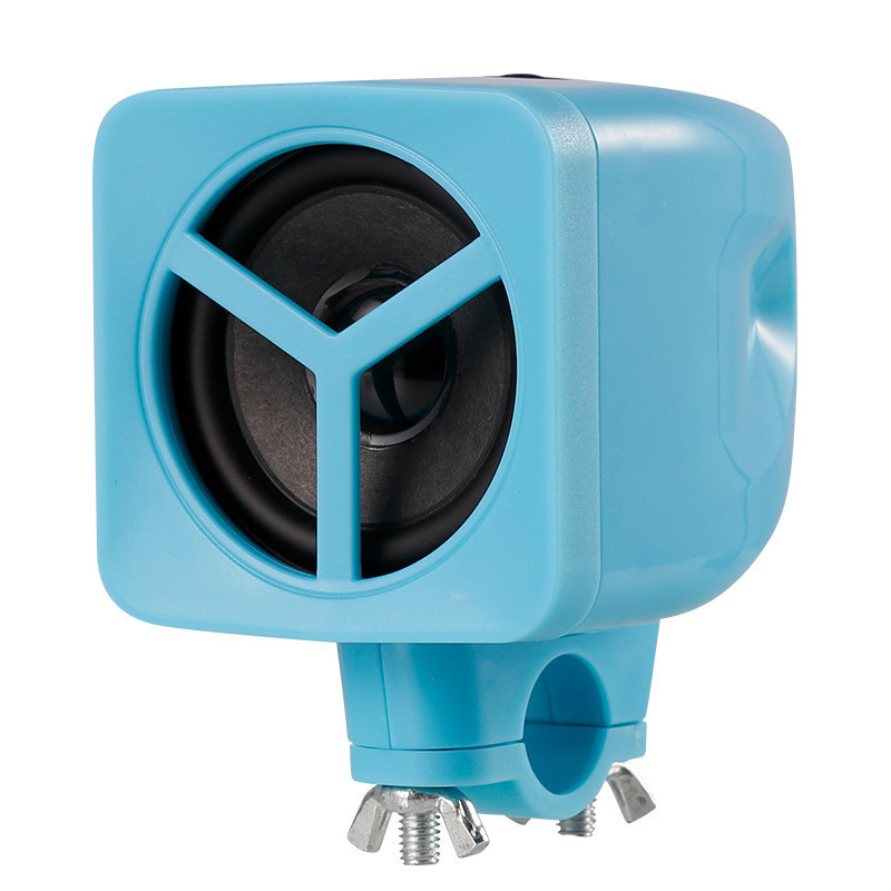 Sistem de difuzoare compatibile cu Bluetooth pentru motociclete Amplificator compact HIFI, difuzoare stereo impermeabile de 2,5 inchi, control al volumului