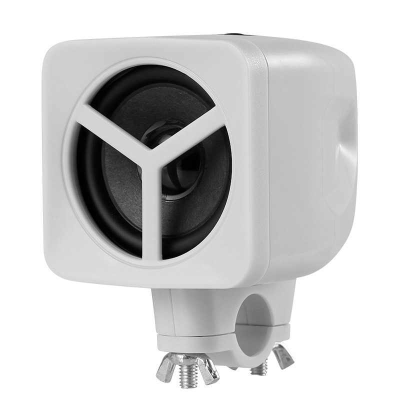 Sistem de difuzoare compatibile cu Bluetooth pentru motociclete Amplificator compact HIFI, difuzoare stereo impermeabile de 2,5 inchi, control al volumului