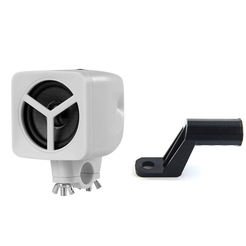 Sistem de difuzoare compatibile cu Bluetooth pentru motociclete Amplificator compact HIFI, difuzoare stereo impermeabile de 2,5 inchi, control al volumului