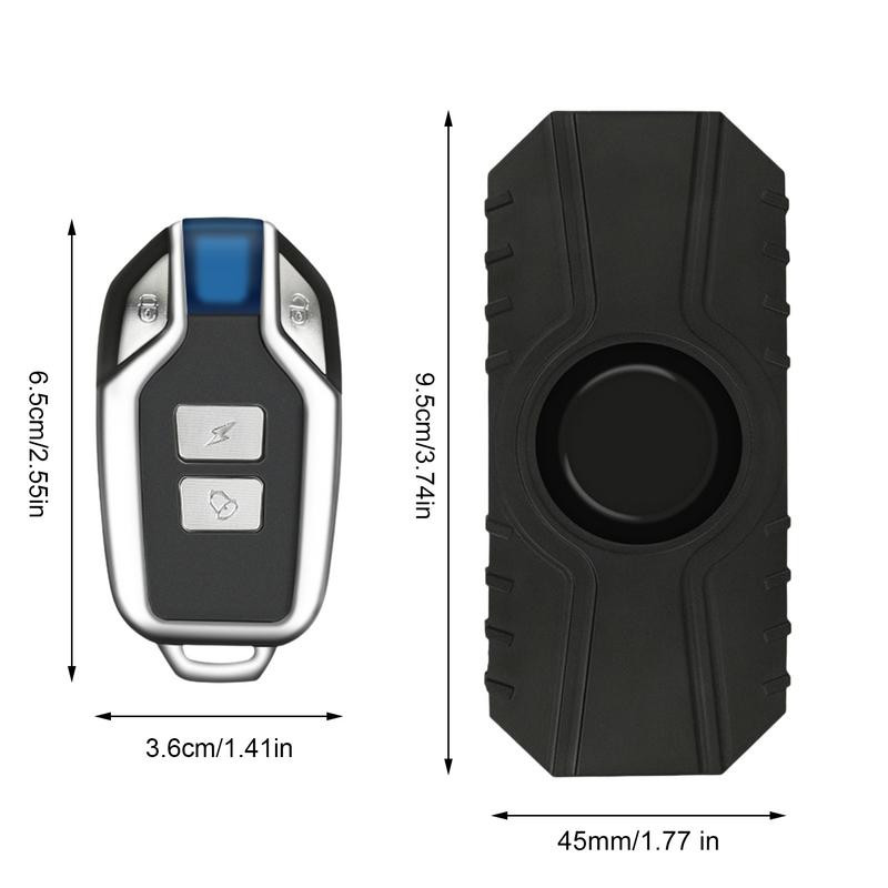 Bicicletă rezistentă la apă Motocicletă Bicicletă electrică Securitate Anti-pierdere Telecomanda fără fir Detector de vibrații Alarma Kit de sistem 150dB