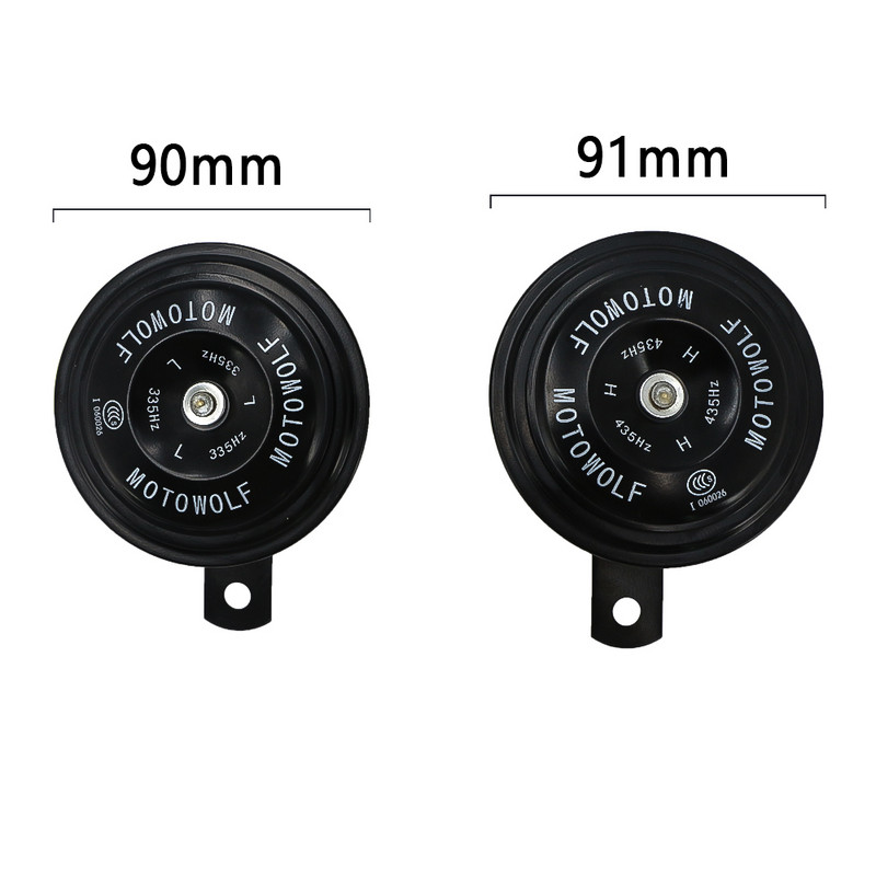 Difuzor cu claxon de control inteligent, impermeabil, 12V, 110db, universal pentru motociclete E-bkie, scuter, ciclomotore, ATV, kart, Vespas, Dirt Bike