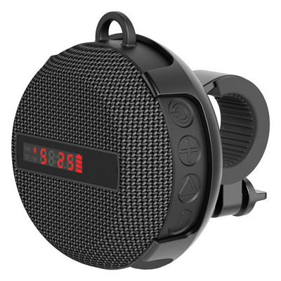Nešiojamas „Bluetooth“ garsiakalbis, skirtas motociklo belaidžiam dviračio garsiakalbiui su garsiu garsu „Bluetooth 5.0 IP65“ vandeniui atsparus lauko garsiakalbis