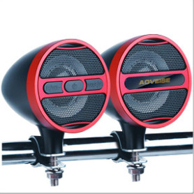 MT473 12V Motocicletă USB MP3 Audio Player Difuzoare compatibile Bluetooth Tuner radio FM Instalare ghidon rezistent la apă 3 inchi Metal