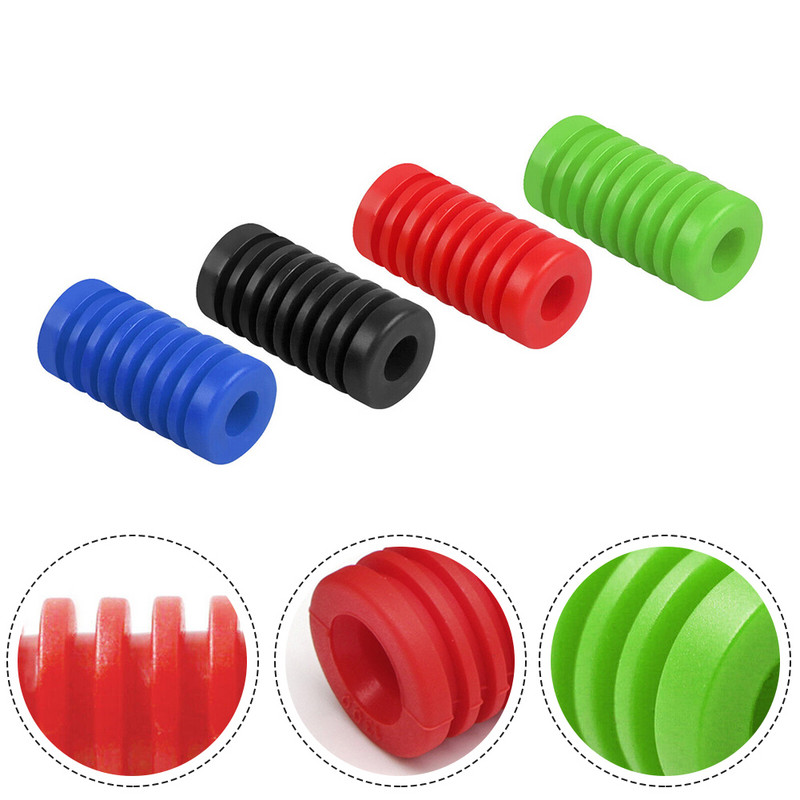 Naujas motociklo pavarų perjungimo perjungimo svirties pedalo pedalo guminis dangtelis Universalus motociklo pedalo užvedimo kojos kaiščiai trinkelių priedai