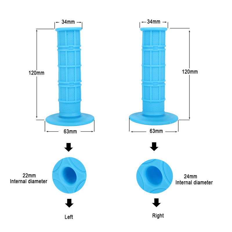 11 värvi universaalsed käepidemed Dirt Pit Bike Mootorratta motokrossi mootorratta käepideme käepide CRF jaoks YZF KXF SXF SSR SDG BSE