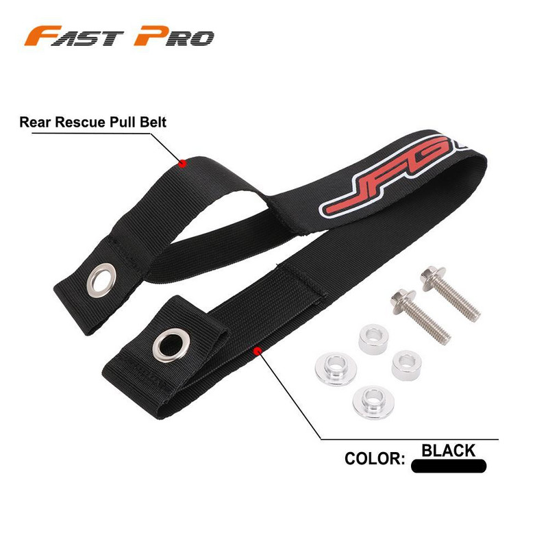 Mootorratta eesmine tagumine hoidik poritiiba tõmberihm Päästetõmberihm KTM EXC SXF XCF XCW XCFW EXCF SMR 350 400 450 500 530 jaoks