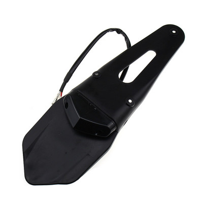 Държач за скоба за регистрационния номер на задния калник на мотоциклет с 12V LED задни светлини Спирачна лампа Универсална за ендуро офроуд велосипед