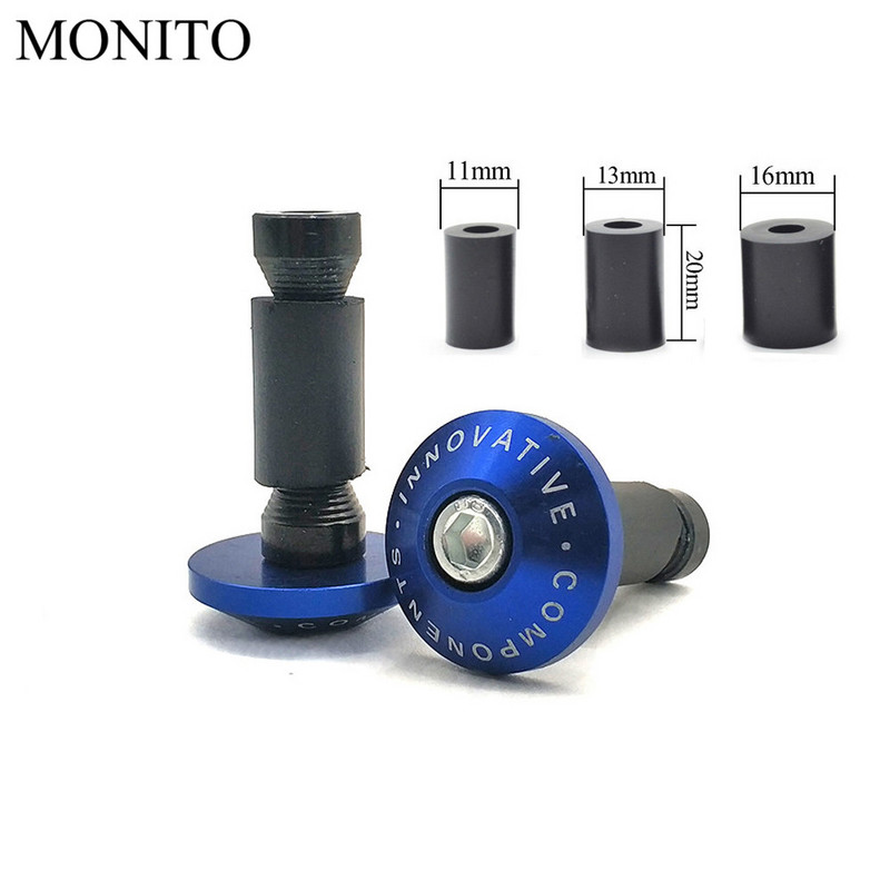 2022 fierbinte mâner pentru motocicletă Capăt de bară Greutate mânere de ghidon Capac Anti-vibrații Silder Plug pentru Yamaha Kawasaki honda Dirt Bike