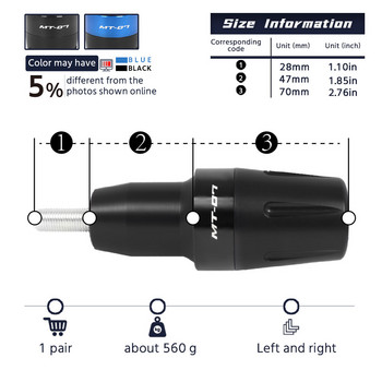 MT-07 Frame Sliders Crash Protector για YAMAHA MT07 Tracer 700/GT 7 FZ07 Αξεσουάρ μοτοσικλέτας Τακάκι προστασίας από πτώση