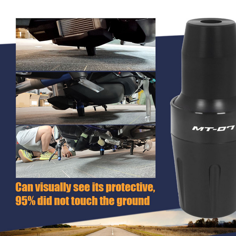 Glisoare pentru cadru MT-07 Protector de accident pentru YAMAHA MT07 Tracer 700/GT 7 FZ07 Accesorii pentru motociclete Protecție împotriva căderii Pad motor