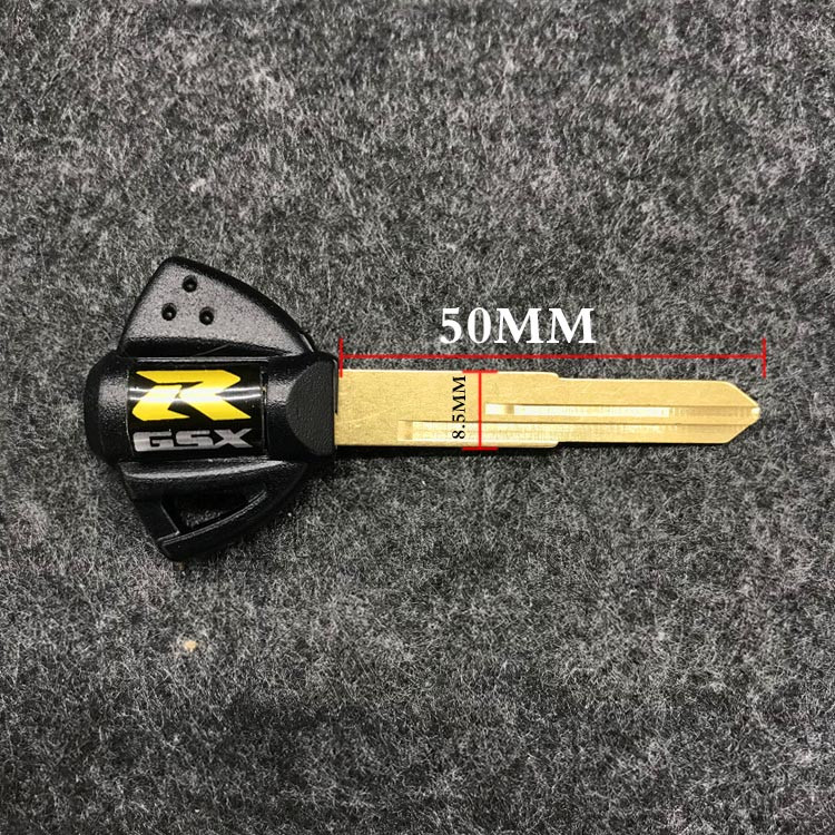 GSXR raktų pakabukas + tuščias motociklo rakto nepjaustytas peiliukas, skirtas Suzuki GSR GSXR 600 750 1000 GZ250 Hayabusa GSX1300R Katana 600 DR650SE
