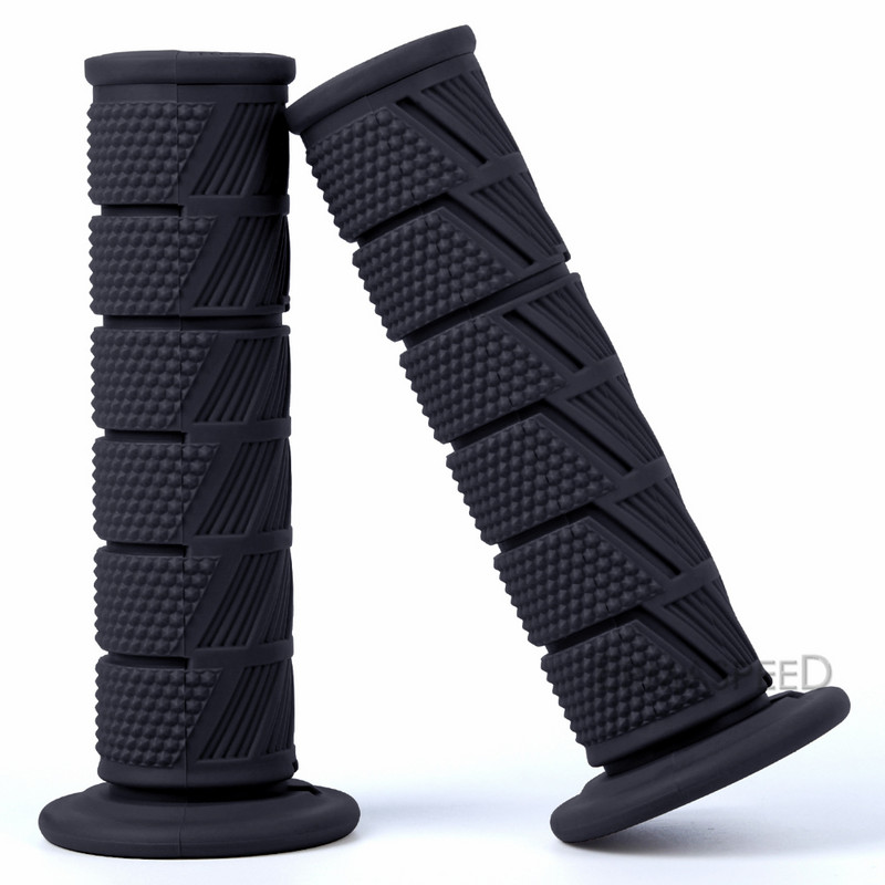 Mâner universal de 7/8 "22mm pentru motocicletă Mâner de accelerație din cauciuc antiderapant pentru motocicletă Motocross Off Road E-Bike Scooter