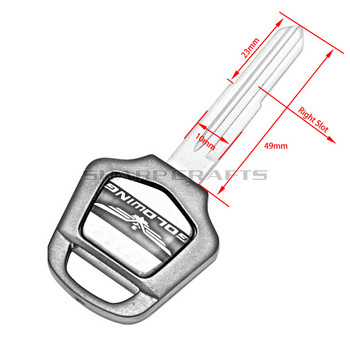 Αξεσουάρ μοτοσικλέτας Έμβρυο άκοπη λεπίδα για HONDA κενό κλειδί GOLD WING GL1500 GL1800 GoldWing GL1000 GL1200