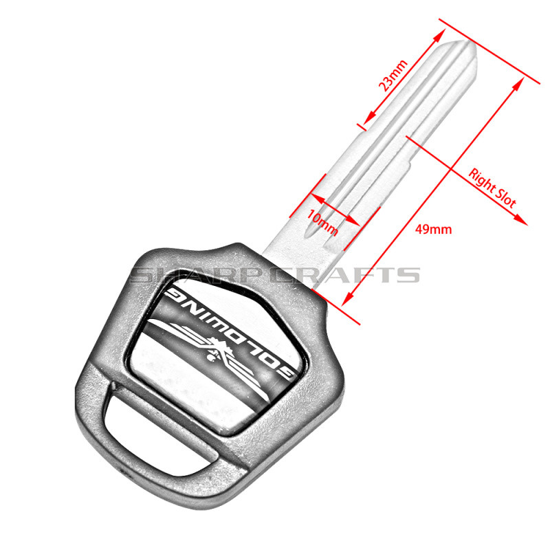 Motociklų priedai Embriono nepjaustyti peiliai, skirti HONDA tuščiam raktui GOLD WING GL1500 GL1800 GoldWing GL1000 GL1200