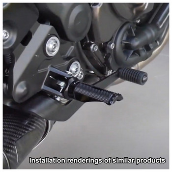 Предни поставки за крака на мотоциклет Колчета за крака, регулируеми за Suzuki GSX-R125 GSX-R600 GSX-R750 GSX-R1000 GSX-S125 GSX-S750 GSX-S1000