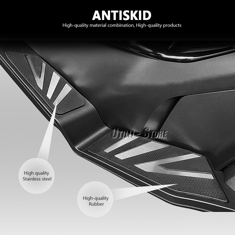 Nou AK550 2022 2023 Plăci de podea pentru motociclete Suporturi pentru picioare Pedală Suport pentru picioare față și spate Trepte pentru KYMCO AK 550 ak550 ak 550