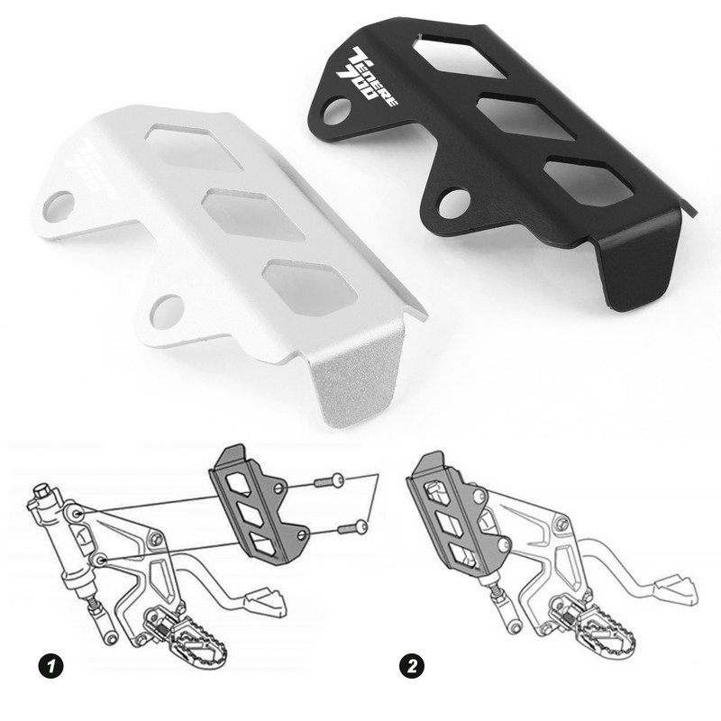 Pentru YAMAHA Tenere 700 Capac de protecție a manetei schimbătorului de viteze pentru motociclete Capac de protecție a cilindrului principal de frână spate capac cilindrului de frână spate