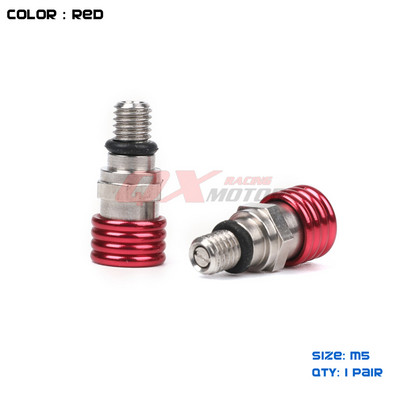 Supapă de eliberare a aerului furcă cu șurub universal M5 pentru furcă frontală pentru CR CRF YZ YZF WRF KX KXF RMZ 85 125 250 450 MX Motocross Enduro