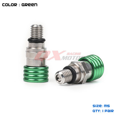 Supapă de eliberare a aerului furcă cu șurub universal M5 pentru furcă frontală pentru CR CRF YZ YZF WRF KX KXF RMZ 85 125 250 450 MX Motocross Enduro
