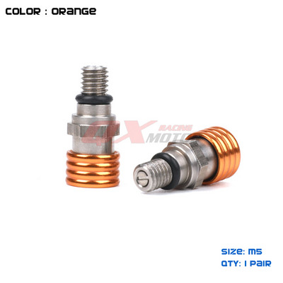 Supapă de eliberare a aerului furcă cu șurub universal M5 pentru furcă frontală pentru CR CRF YZ YZF WRF KX KXF RMZ 85 125 250 450 MX Motocross Enduro