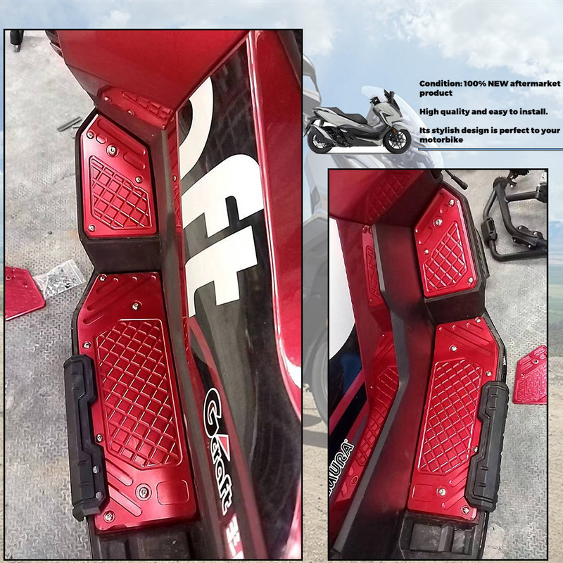 MKLIGHTECH skirtas HONDA ADV350 ADV 350 motociklų priedai Kojų atrama Pėdų pagalvėlės Pedalo plokštės pedalo trinkelės Nauja 2022-2023 m.