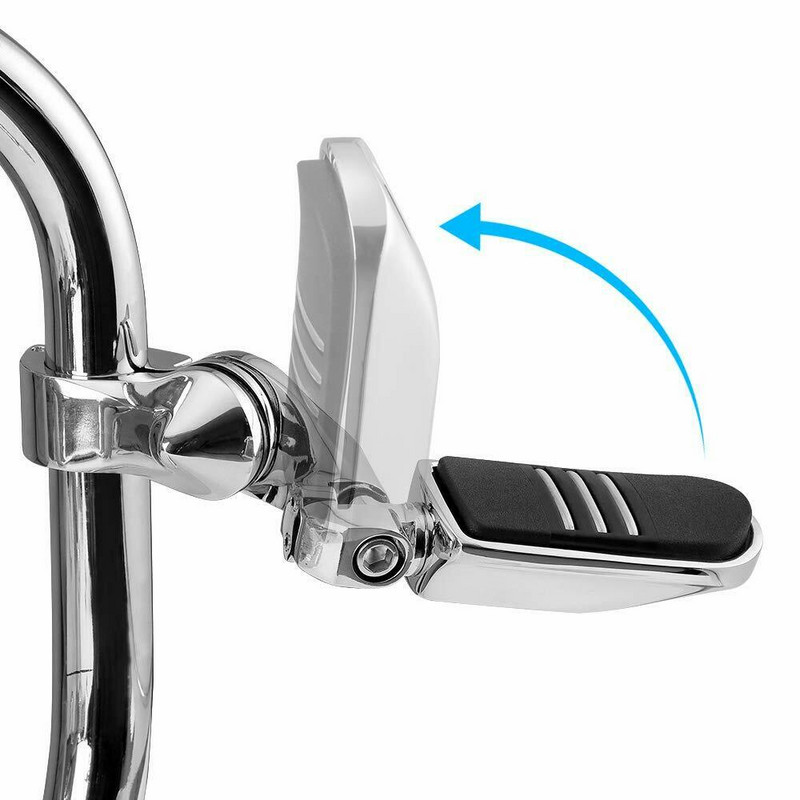 Suport universal pentru picioare pentru motociclete pentru autostradă pentru protecția motorului suport pentru picioare pentru Harley Honda Kawasaki Suzuki 1 1/4" 32mm cromat negru