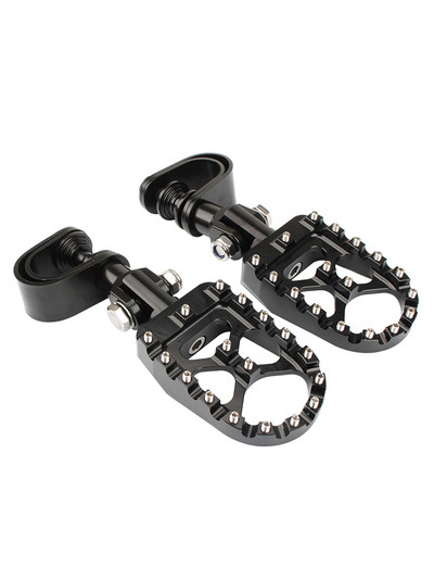 25mm-32mm Suporturi de picior pentru autostradă pentru motociclete, reglabile pentru protecția motorului, suport pentru suport pentru picioare pentru bară de accident pentru Harley Sportster Softail Dyna