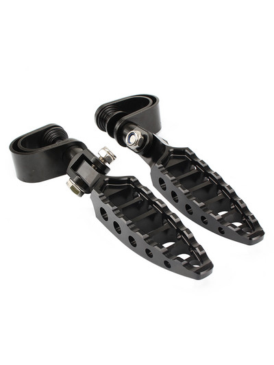 25mm-32mm Suporturi de picior pentru autostradă pentru motociclete, reglabile pentru protecția motorului, suport pentru suport pentru picioare pentru bară de accident pentru Harley Sportster Softail Dyna