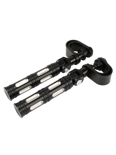 25mm-32mm Suporturi de picior pentru autostradă pentru motociclete, reglabile pentru protecția motorului, suport pentru suport pentru picioare pentru bară de accident pentru Harley Sportster Softail Dyna