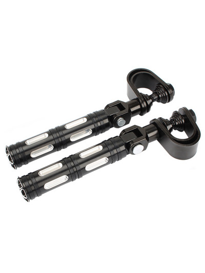 25mm-32mm Suporturi de picior pentru autostradă pentru motociclete, reglabile pentru protecția motorului, suport pentru suport pentru picioare pentru bară de accident pentru Harley Sportster Softail Dyna