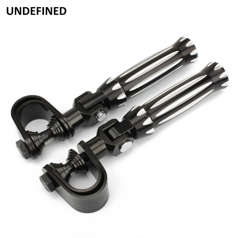 25mm-32mm Suporturi de picior pentru autostradă pentru motociclete, reglabile pentru protecția motorului, suport pentru suport pentru picioare pentru bară de accident pentru Harley Sportster Softail Dyna