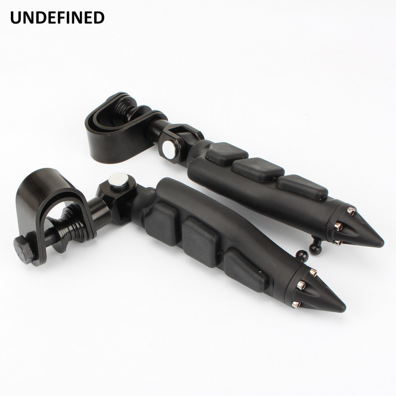 25mm-32mm Suporturi de picior pentru autostradă pentru motociclete, reglabile pentru protecția motorului, suport pentru suport pentru picioare pentru bară de accident pentru Harley Sportster Softail Dyna