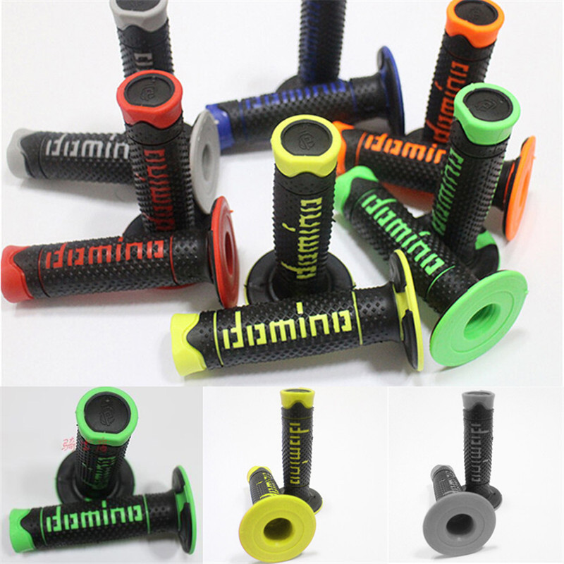 Piese de mânere de motocross de curse pentru ghidon de motocicletă Domino Grip 7/8 "22MM din cauciuc Dirt Pit Bike Bară de mâner Accesorii pentru motociclete