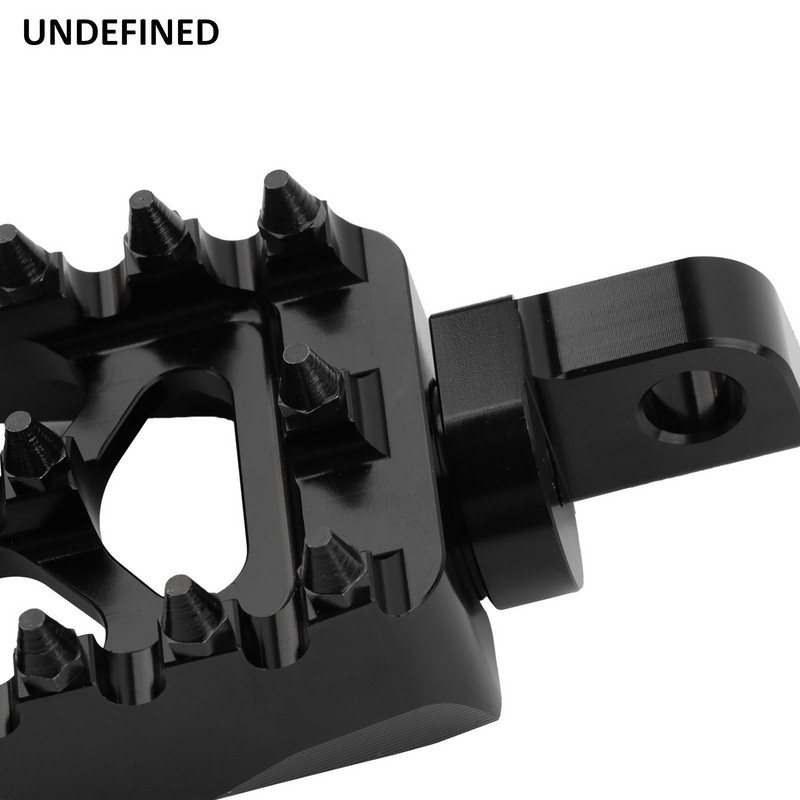 Suport pentru picioare pentru motociclete Pedale MX Wide pentru suport pentru picioare Spike negru pentru Harley Sportster 883 XL1200 XL883 Softail Blackline Breakout Rocker